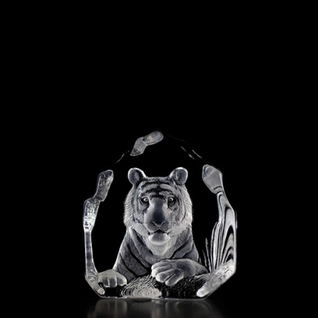Mats Jonasson Crystal - WILDLIFE - Tiger - 33611 @ Ohlala